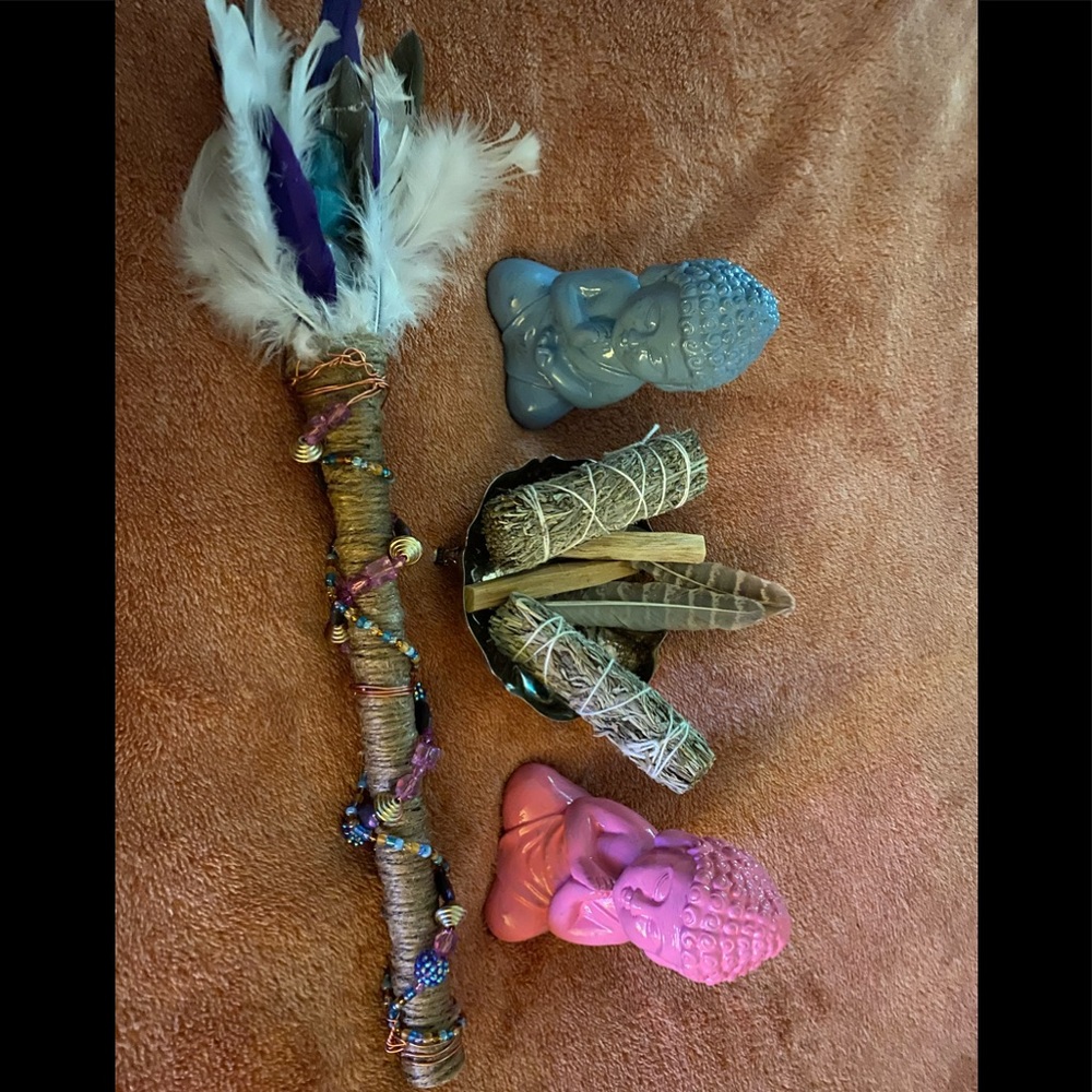 Smudge wand